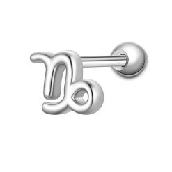 Glanzstücke München Piercing Sterling Silber Kolczyki 1 ct Damski. Szare kolczyki damskie Glanzstücke München, srebrne. Za 110.49 zł.