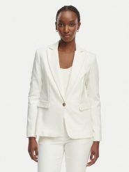 Morgan Marynarka 222-VLIME.F Biały Regular Fit. Białe marynarki i żakiety damskie Morgan, bez wzorów, z bawełny. Za 429.99 zł.