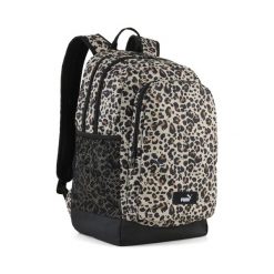 Plecak PUMA Academy z nadrukiem na całej powierzchni 29 l PUMA Black Leopard Aop. Czarne plecaki damskie Puma, bez wzorów, sportowe. Za 123.99 zł.