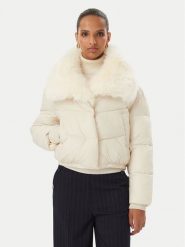 Rinascimento Kurtka zimowa CFC0127039003 Kremowy Regular Fit. Białe kurtki damskie RINASCIMENTO, na zimę, m, bez wzorów, z syntetyku, bez kaptura. Za 899.99 zł.