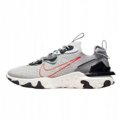 Buty do chodzenia męskie Nike React Vision SC. Szare buty sportowe na co dzień męskie Nike, z gumy, bez zapięcia, trekkingowe. Za 988.00 zł.