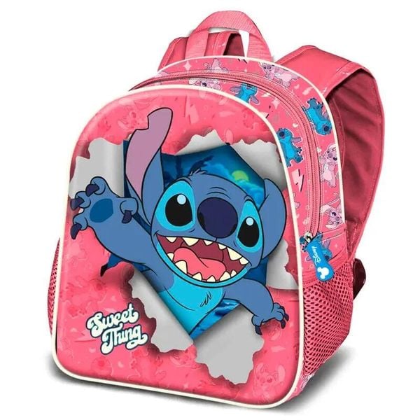 Plecak Karactermania Stitch Thing 3D. Czerwone plecaki damskie Karactermania, bez wzorów, z materiału. Za 134.00 zł.