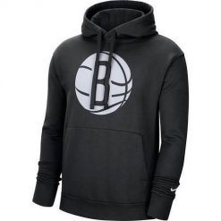 Bluza sportowa męska Nike Brooklyn Nets Essential. Czarne bluzy sportowe męskie Nike, bez wzorów, sportowe, bez kołnierzyka, bez ramiączek. Za 362.00 zł.