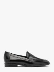 Czarne minimalistyczne mokasyny DAKOTA. Czarne mokasyny damskie Ryłko, z materiału. Za 379.99 zł.