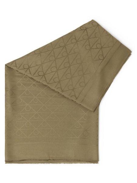 Calvin Klein Szalik Kobiety Modal zielony, ONE SIZE. Zielone szaliki i kominy damskie CALVIN KLEIN, bez wzorów, z żakardem. Za 269.95 zł.