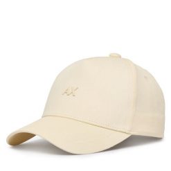 Czapka z daszkiem Armani Exchange. Czapki z daszkiem damskie Armani Exchange, bez wzorów. Za 279.99 zł.