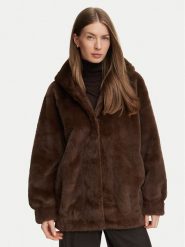 Luisa Spagnoli Futro Stelle 543832 Brązowy Oversize. Brązowe futra damskie Luisa Spagnoli, m. Za 2,429.00 zł.