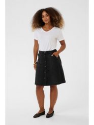 Cream Spódnica dżinsowa w kolorze czarnym rozmiar: 40. Czarne spódniczki damskie Cream, bez wzorów, midi, proste. Za 130.99 zł.