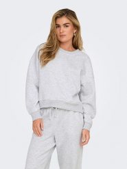 ONLY Bluza w kolorze jasnoszarym rozmiar: S. Szare bluzy bez kaptura damskie Only, s. Za 74.63 zł.
