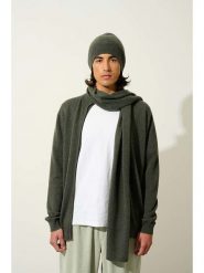 AUTHENTIC CASHMERE Kaszmirowy szal "Vaymont" w kolorze khaki - 200 x 30 cm rozmiar: onesize. Brązowe szaliki męskie AUTHENTIC CASHMERE, na lato, bez wzorów, z kaszmiru. Za 252.99 zł.