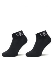 Calvin Klein Jeans Skarpety długie 701228813 Czarny. Czarne skarpetki damskie Calvin Klein Jeans, bez wzorów, z bawełny. Za 59.99 zł.