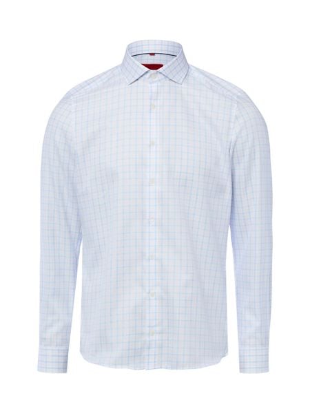 Finshley & Harding koszula biznesowa - non-iron Mężczyźni Slim Fit Bawełna niebieski|biały|różowy, 45. Białe koszule męskie Finshley & Harding, m, bez wzorów, z bawełny, bez kołnierzyka, bez ramiączek. Za 199.95 zł.