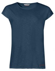 Funktionsshirt W Moja T-Shirt IV. Niebieskie t-shirty damskie Vaude, bez wzorów, z bawełny, bez kołnierzyka. Za 159.00 zł.