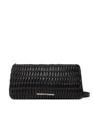 Calvin Klein Jeans Torebka Rouched Zip Top Bag LV04K3090G Czarny. Czarne torebki klasyczne damskie Calvin Klein Jeans, bez wzorów, z jeansu, bez dodatków. Za 219.99 zł.