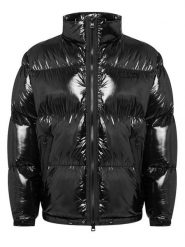 HUGO Kurtka zimowa Biron2541 50549251 Czarny Regular Fit. Czarne kurtki męskie Hugo, na zimę, m, bez wzorów, z syntetyku, bez kaptura. Za 1,179.00 zł.