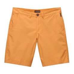 Spodenki męskie Napapijri Nakuru 6. Brązowe szorty męskie Napapijri, bez kołnierzyka. Za 209.99 zł.
