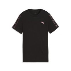 Młodzieżowa koszulka Essentials Tape PUMA. Czarna t-shirty damskie Puma, m, bez wzorów, bez kołnierzyka. Za 99.00 zł.