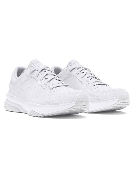 Under Armour Skórzane buty sportowe "Edge LTHR" w kolorze białym rozmiar: 43. Białe buty fitness męskie Under Armour. Za 174.84 zł.