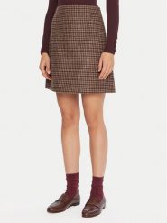 Weekend Max Mara Spódnica trapezowa Vata 2525106072 Brązowy Regular Fit. Brązowe spódniczki damskie Weekend Max Mara, bez wzorów, z wełny, trapezowe. Za 829.99 zł.