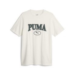 Koszulka Sportowa Męska Puma Squad. Białe t-shirty sportowe męskie Puma, m, z materiału, bez ramiączek, na fitness i siłownię. Za 145.80 zł.