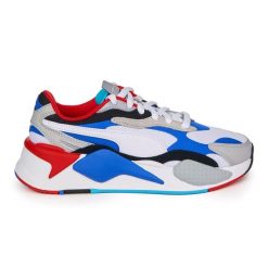 Trampki Puma Rs-x Puzzle Blue-hi Multicolor. Czerwone trampki i tenisówki męskie Puma, bez wzorów, z materiału, bez zapięcia. Za 362.99 zł.
