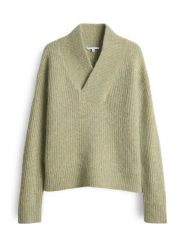 OPUS Sweter "Ponelope" w kolorze jasnozielonym rozmiar: 36. Zielone swetry klasyczne damskie Opus, z wełny, bez kołnierzyka. Za 130.99 zł.