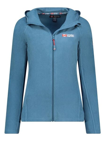 Canadian Peak Kurtka polarowa "Tugoodeak" w kolorze niebieskim rozmiar: XL. Niebieskie kurtki damskie Canadian Peak, xl, bez wzorów, z polaru, bez kaptura. Za 78.47 zł.