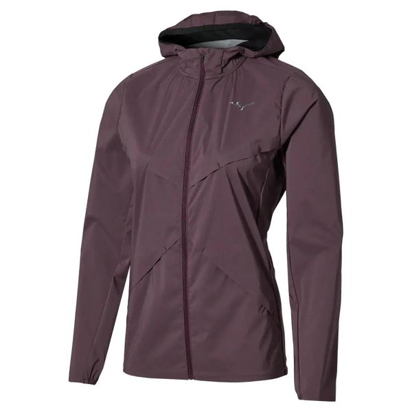 Damska kurtka wodoodporna Mizuno Tech Thermal Charge Breath Thermo. Fioletowe kurtki damskie Mizuno, s, bez wzorów, z materiału, bez kaptura. Za 572.00 zł.