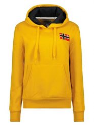 Geographical Norway Bluza "Genifer" w kolorze musztardowym rozmiar: L. Żółte bluzy z kapturem damskie Geographical Norway, l. Za 127.65 zł.