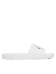 Calvin Klein Klapki 3 Slide Molded Eva HM0HM02335 Biały. Białe klapki i japonki męskie CALVIN KLEIN, z syntetyku. Za 129.99 zł.
