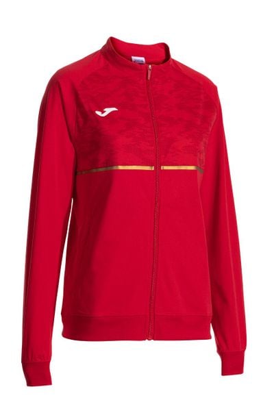Damska bluza dresowa Joma Record III. Czerwone bluzy bez kaptura damskie Joma, l, z dresówki. Za 297.50 zł.