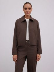 BGN Kurtka przejściowa w kolorze brązowym rozmiar: 36. Brązowe kurtki damskie BGN, bez wzorów, bez kaptura. Za 161.34 zł.