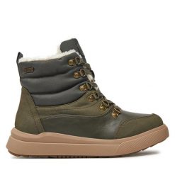 Botki Jana. Zielone botki damskie JANA, bez obcasa, na płaskiej podeszwie, bez zapięcia. Za 359.99 zł.