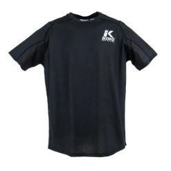 Koszulka King Pro Boxing Apex pro 1. Czarne bluzki sportowe damskie KING PRO BOXING, xl, z elastanu, bez kołnierzyka, bez ramiączek. Za 176.50 zł.