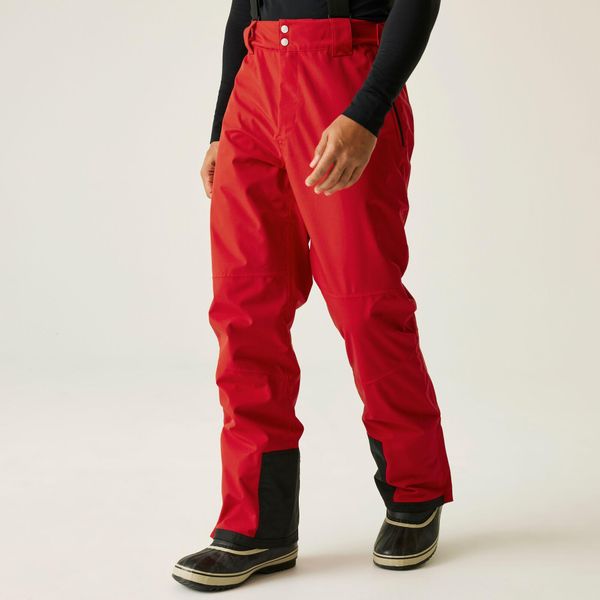 Achieve II Męskie spodnie narciarskie. Czerwone spodnie materiałowe męskie Dare 2b, bez wzorów, sportowe. Za 299.99 zł.