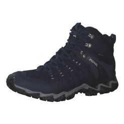 Buty turystyczne męskie Meindl Respond Mid II Gore-Tex. Niebieskie buty trekkingowe męskie MEINDL, z gore-texu, bez zapięcia, do biegania, gore-tex. Za 1,354.00 zł.