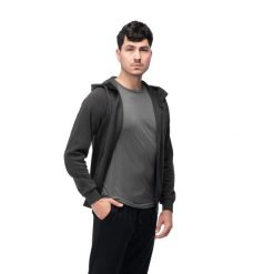 Męska Bluza Z Kapturem Misini Full Zip. Zielone bluzy z kapturem męskie MARTES ESSENTIALS, m, z bawełny. Za 113.99 zł.