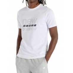 KOSZULKA męska T-SHIRT NEW BALANCE MT51940WT biała bawełniana sportowa S. Białe t-shirty sportowe męskie New Balance, l, z bawełny, bez ramiączek. Za 139.00 zł.