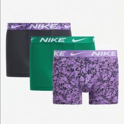 Bokserki Nike Trunk 3-pak KE1278 FAI Czarny. Czarne bokserki męskie Nike, bez wzorów. Za 177.62 zł.