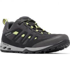 Buty trekkingowe męskie Columbia BM4524089. Czarne buty trekkingowe męskie Columbia, z materiału, bez zapięcia, trekkingowe. Za 469.99 zł.