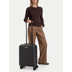 Walizka kabinowa GINO ROSSI. Czarne walizki Gino Rossi, bez wzorów. Za 259.99 zł.