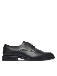 Tommy Hilfiger Półbuty Corporate Dressy Lth FM0FM06023 Czarny. Czarne buty wizytowe męskie Tommy Hilfiger, ze skóry, bez zapięcia. Za 649.99 zł.