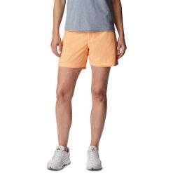 Damskie spodenki turystyczne Columbia Silver Ridge Utility. Zielone szorty damskie Columbia, bez wzorów, klasyczne. Za 154.99 zł.