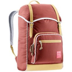 Plecak na laptopa Deuter Innsbruck - redwood/caramel. Czerwone plecaki damskie Deuter, bez wzorów, z poliesteru, retro. Za 313.89 zł.