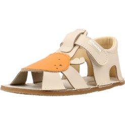 Sandały TITANITOS L560 CANGREJO Pomarańczowy. Brązowe obuwie trekkingowe damskie TITANITOS, ze skóry, bez zapięcia. Za 185.99 zł.