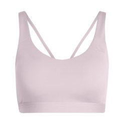 Biustonosz dla kobiet adidas All Me Essentials Medium. Czerwone biustonosze sportowe damskie Adidas, bez wzorów, z elastanu. Za 169.00 zł.