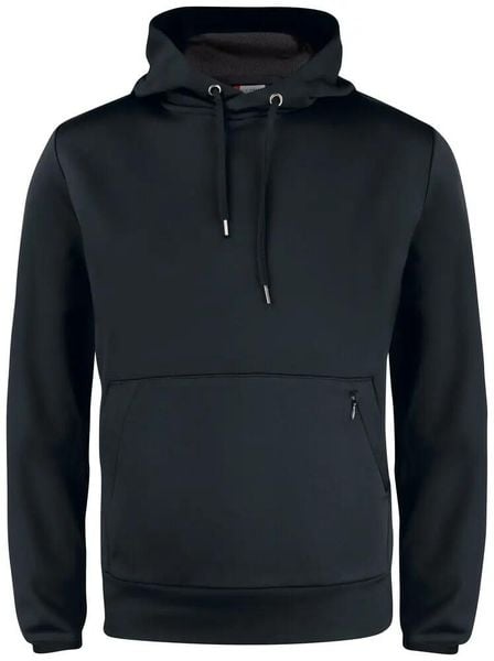 Clique Oakdale męska bluza z kapturem z poliestru czarna – black. Czarne bluzy sportowe męskie CLIQUE, bez wzorów, sportowe, bez kołnierzyka, bez ramiączek. Za 233.14 zł.