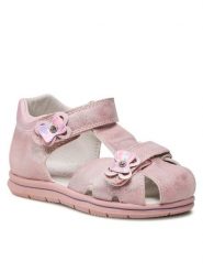 Nelli Blu Sandały CM210901-1 Różowy. Czerwone sandały dziewczęce Nelli Blu, ze skóry, bez zapięcia. Za 59.99 zł.