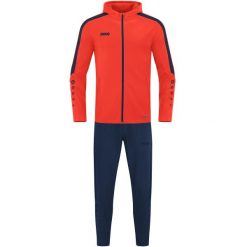 Damski dres rekreacyjny Jako Power. Czerwone spodnie dresowe damskie Jako, l, bez wzorów, z dresówki. W wyprzedaży za 322.40 zł.