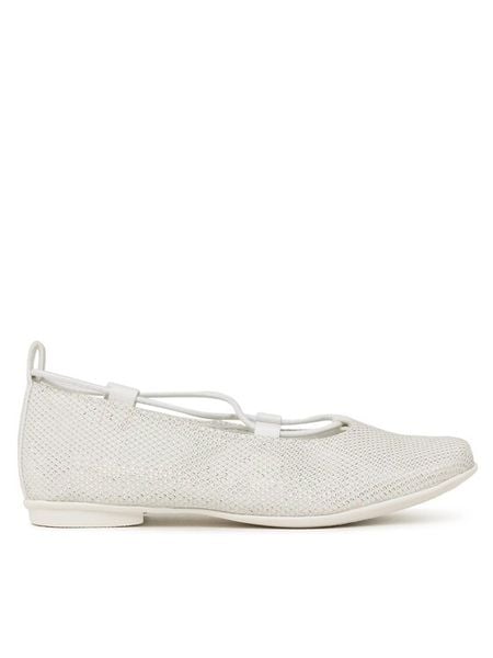 Primigi Baleriny 3920500 S Biały. Białe baleriny dziewczęce Primigi, bez wzorów, ze skóry. Za 149.99 zł.